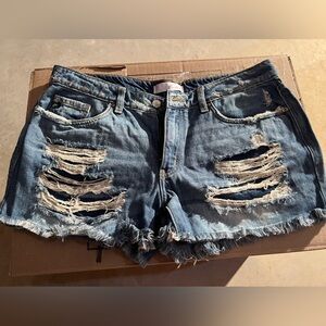 KanCan Blue Denim Shorts